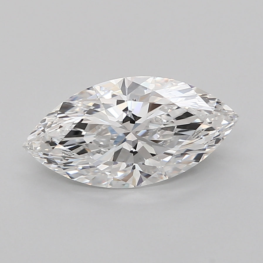 2.02 Carat Marquise Shaped, Ideal Cut, E Color, VVS2 Clarity, IGI Certified Lab Grown Diamond