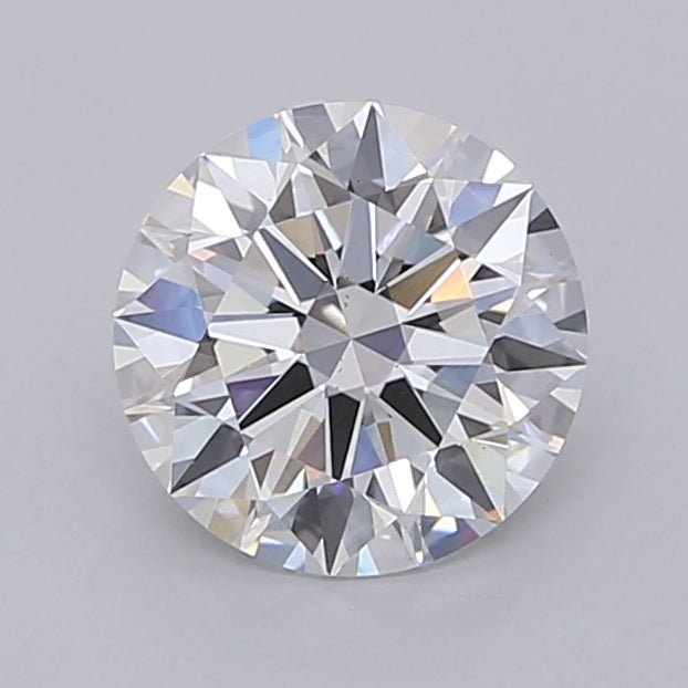 1.56 Carat Round Shaped, Ideal Cut, D Color, VS2 Clarity, IGI Certified Lab Grown Diamond