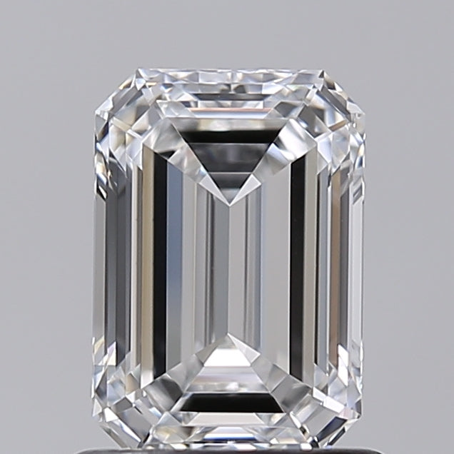 1.02 Carat Emerald Shaped, Ideal Cut, D Color, IF Clarity, IGI Certified Lab Grown Diamond