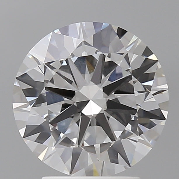 3.02 Carat Round Shaped, Excellent Cut, E Color, VVS2 Clarity, IGI Certified Lab Grown Diamond