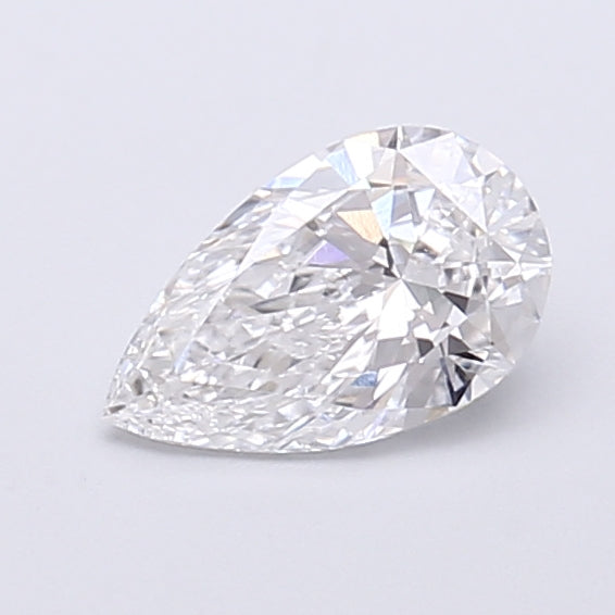 0.65 Carat Pear Shaped, Very Good Cut, D Color, VS1 Clarity, IGI Certified Lab Grown Diamond
