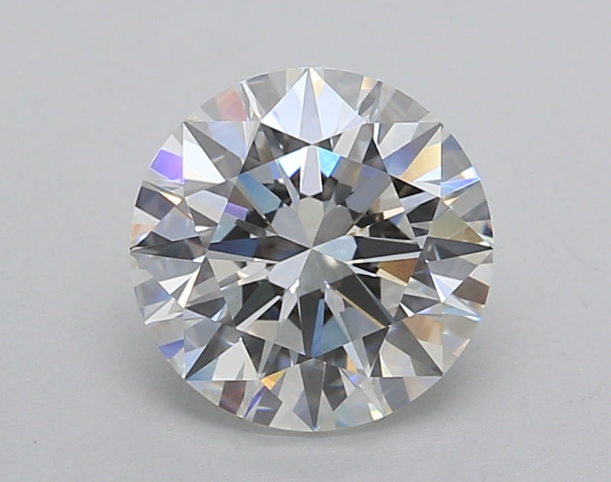 2.02 Carat Round Shaped, Ideal Cut, E Color, VVS2 Clarity, IGI Certified Lab Grown Diamond