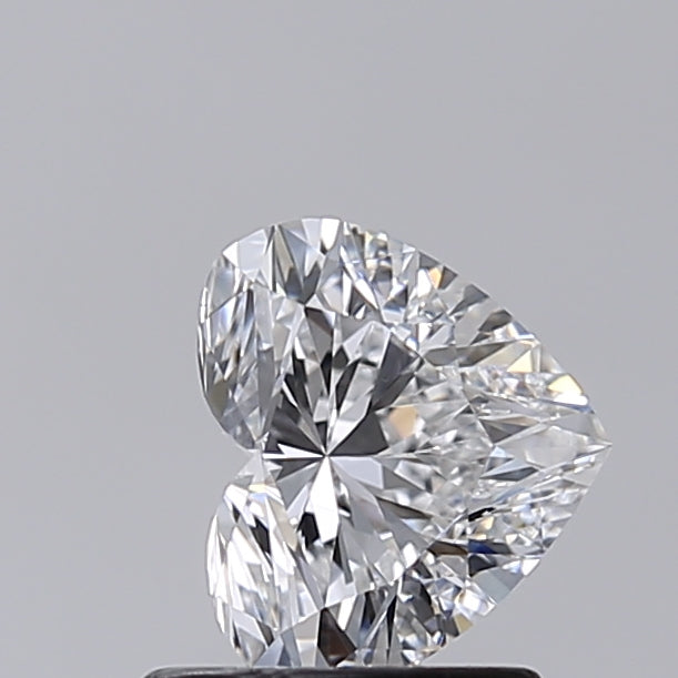 1.00 Carat Heart Shaped, Excellent Cut, D Color, VS1 Clarity, IGI Certified Lab Grown Diamond