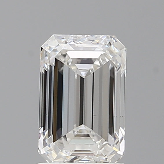 1.52 Carat Emerald Shaped, Ideal Cut, E Color, VS1 Clarity, IGI Certified Lab Grown Diamond