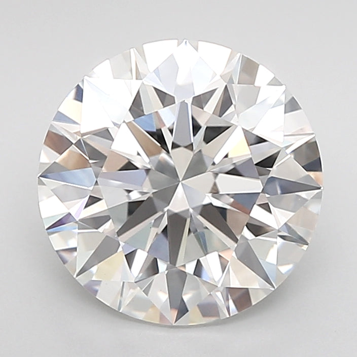 3.04 Carat Round Shaped, Ideal Cut, E Color, VVS2 Clarity, IGI Certified Lab Grown Diamond