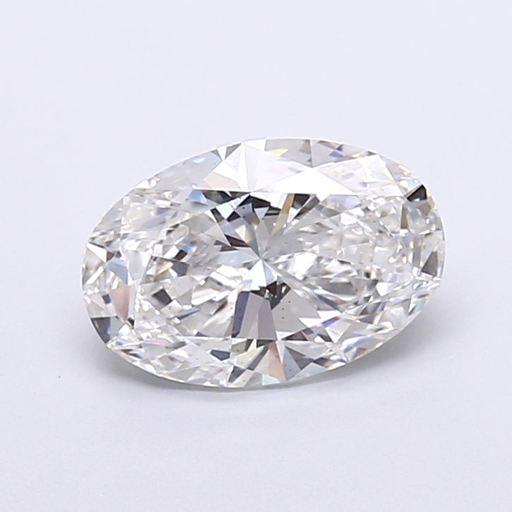 2.82 Carat Oval Shaped, Very Good Cut, E Color, VS2 Clarity, IGI Certified Lab Grown Diamond