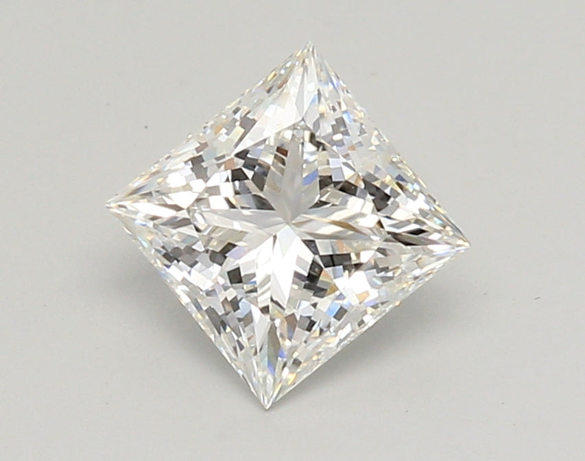 1.32 Carat Princess Shaped, Ideal Cut, E Color, VVS1 Clarity, IGI Certified Lab Grown Diamond