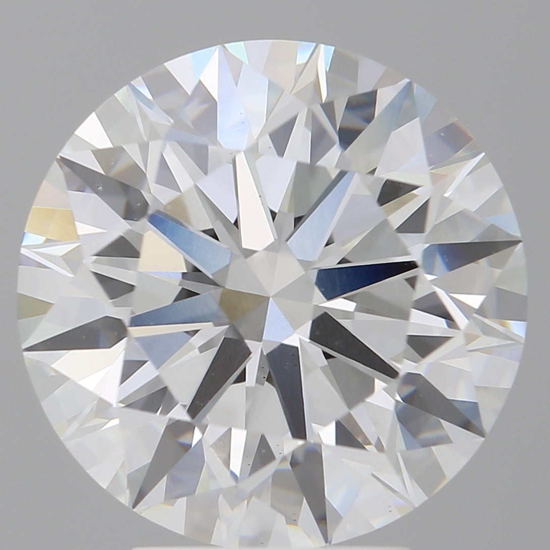 5.09 Carat Round Shaped, Ideal Cut, F Color, VS1 Clarity, IGI Certified Lab Grown Diamond