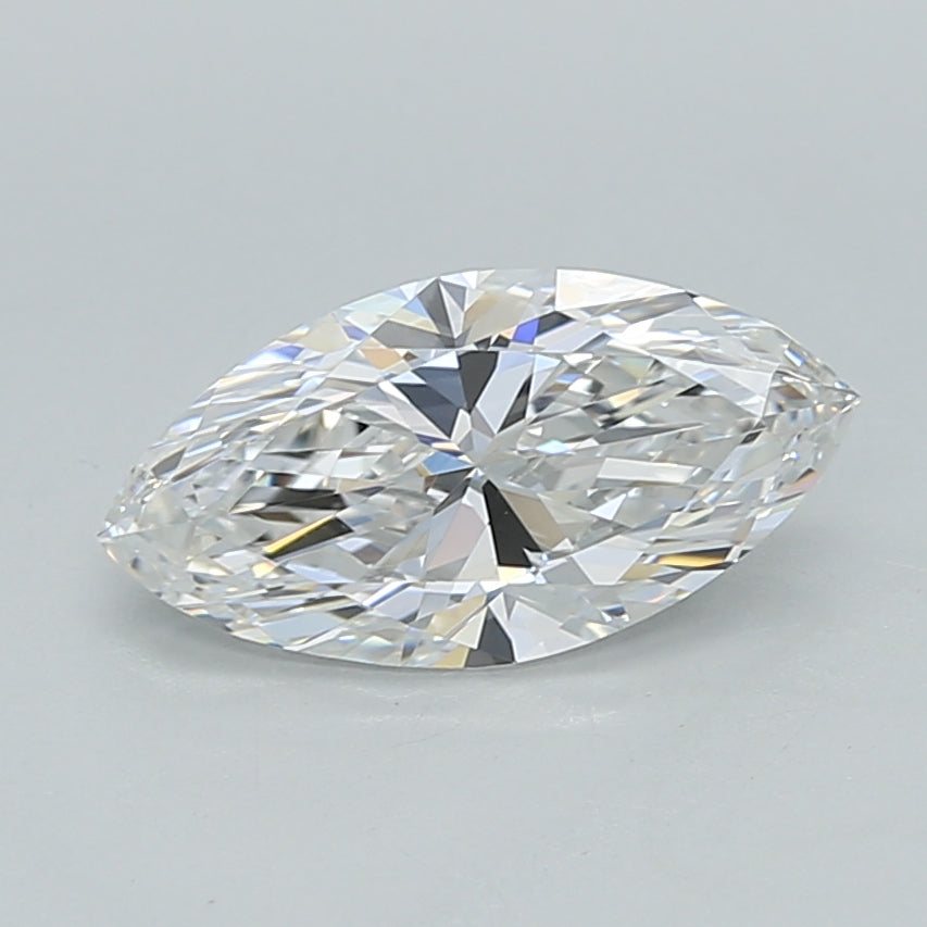 1.23 Carat Marquise Shaped, Ideal Cut, D Color, VVS1 Clarity, IGI Certified Lab Grown Diamond