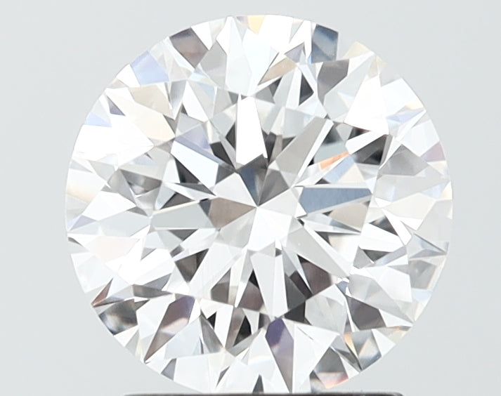 2.01 Carat Round Shaped, Excellent Cut, D Color, VVS2 Clarity, IGI Certified Lab Grown Diamond