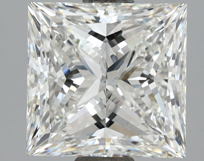 2.50 Carat Princess Shaped, Ideal Cut, F Color, VVS2 Clarity, IGI Certified Lab Grown Diamond