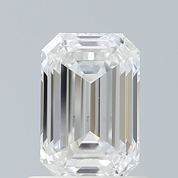 1.00 Carat Emerald Shaped, Ideal Cut, D Color, VS2 Clarity, IGI Certified Lab Grown Diamond
