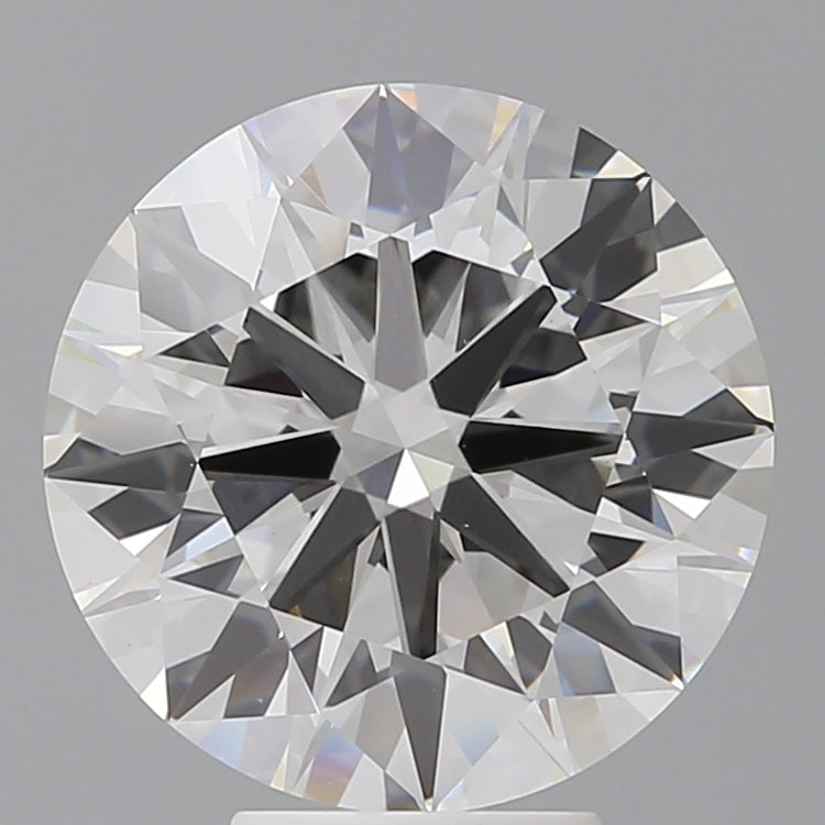 6.06 Carat Round Shaped, Ideal Cut, F Color, VVS2 Clarity, IGI Certified Lab Grown Diamond