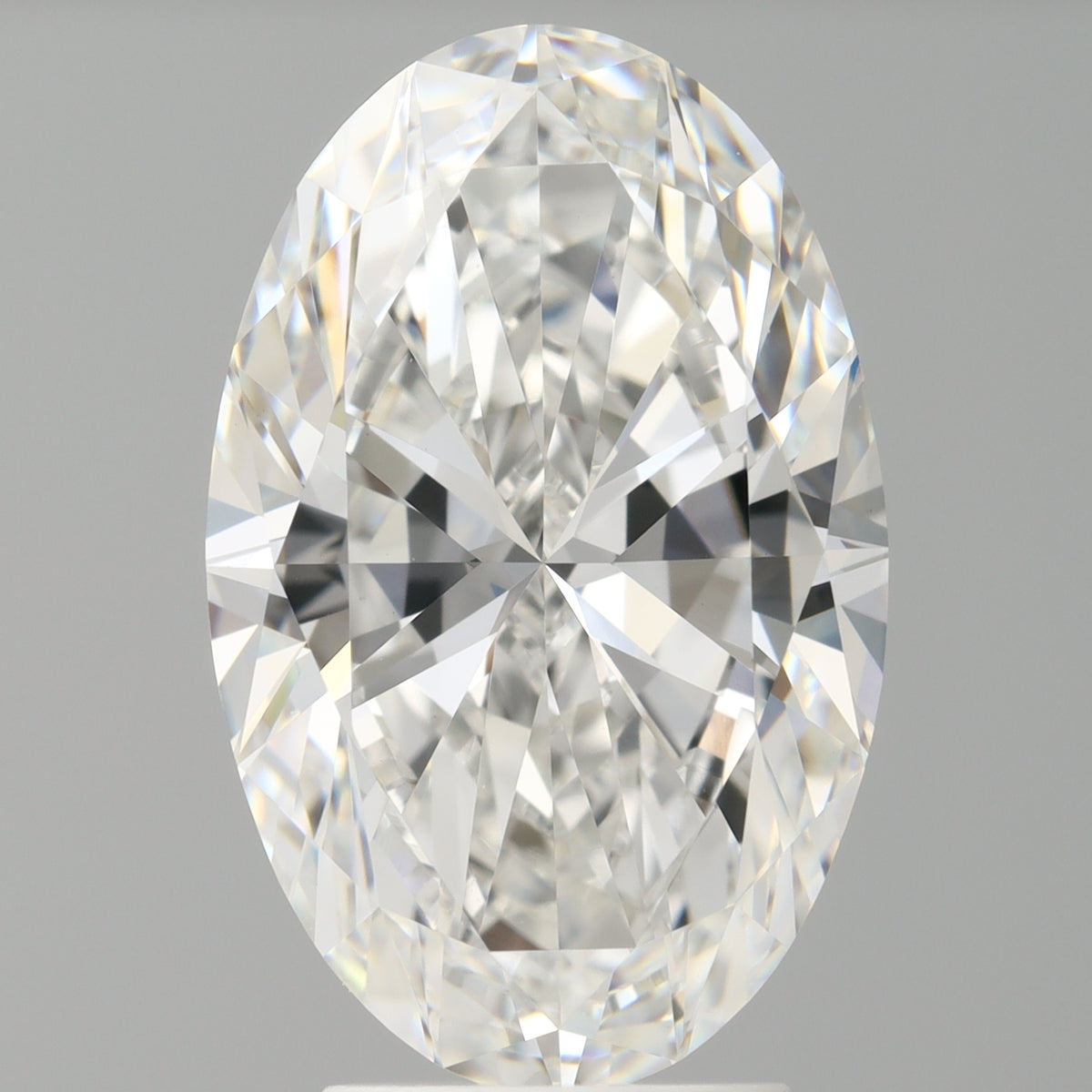 4.05 Carat Oval Shaped, Ideal Cut, E Color, VVS2 Clarity, IGI Certified Lab Grown Diamond