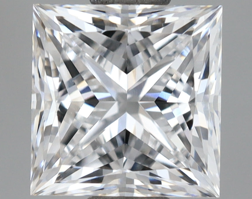 1.51 Carat Princess Shaped, Ideal Cut, D Color, VVS1 Clarity, IGI Certified Lab Grown Diamond