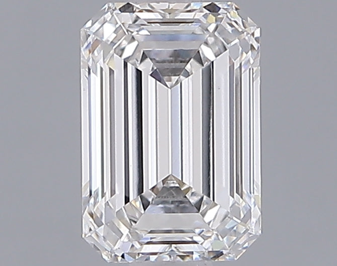 1.28 Carat Emerald Shaped, Ideal Cut, E Color, VVS2 Clarity, IGI Certified Lab Grown Diamond