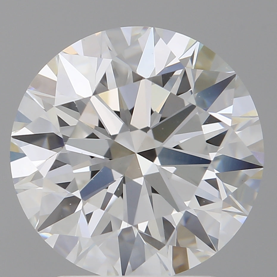 3.02 Carat Round Shaped, Ideal Cut, E Color, VVS2 Clarity, IGI Certified Lab Grown Diamond