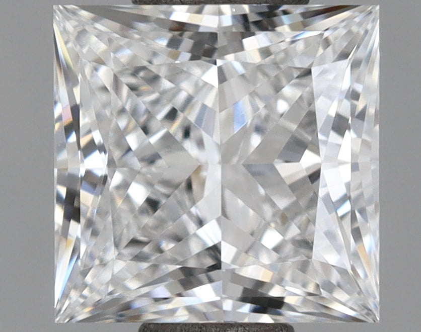 1.08 Carat Princess Shaped, Excellent Cut, D Color, IF Clarity, IGI Certified Lab Grown Diamond