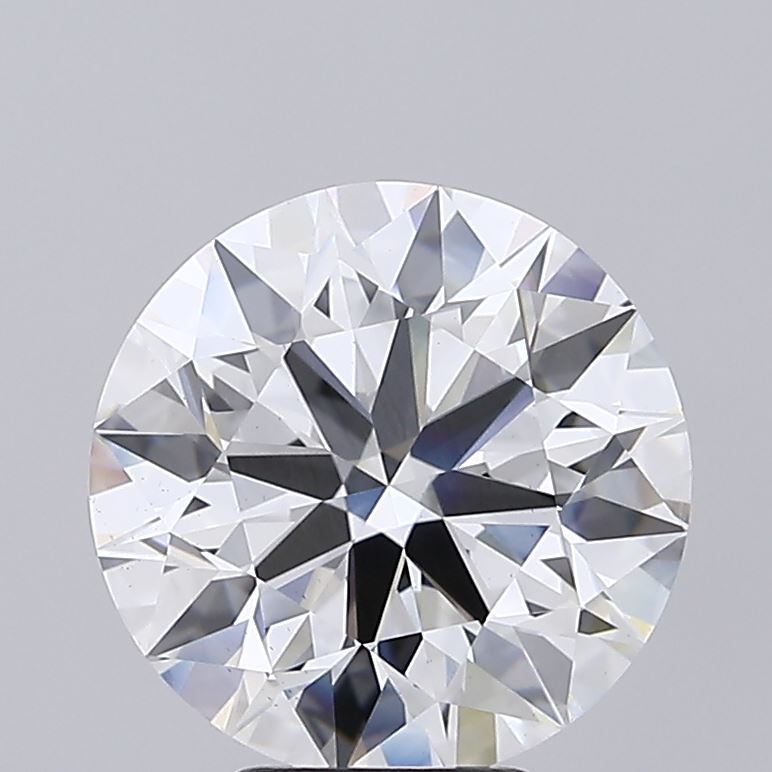 6.01 Carat Round Shaped, Ideal Cut, E Color, VS1 Clarity, IGI Certified Lab Grown Diamond