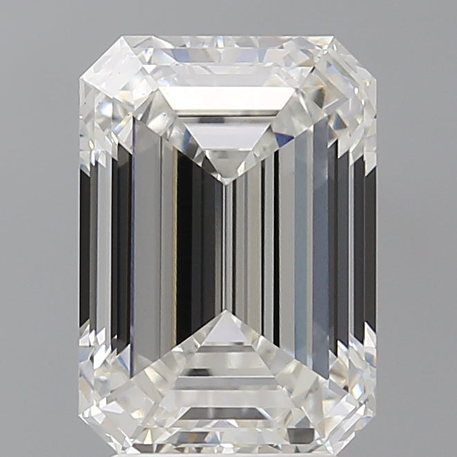 4.01 Carat Emerald Shaped, Ideal Cut, F Color, VS1 Clarity, IGI Certified Lab Grown Diamond