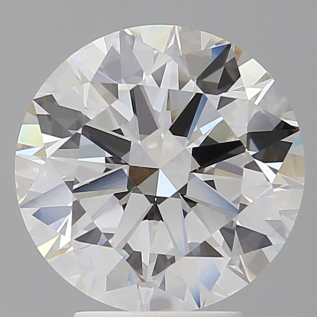 4.00 Carat Round Shaped, Excellent Cut, E Color, VVS2 Clarity, IGI Certified Lab Grown Diamond
