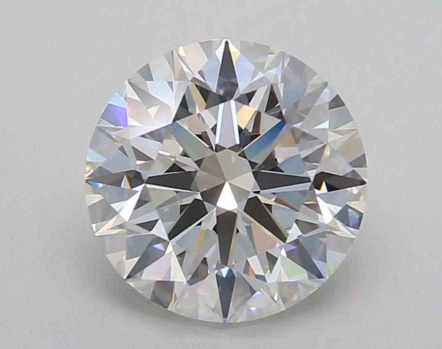 3.02 Carat Round Shaped, Ideal Cut, D Color, VS1 Clarity, IGI Certified Lab Grown Diamond