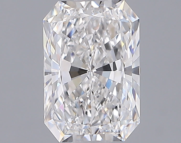 1.54 Carat Radiant Shaped, Ideal Cut, E Color, VVS2 Clarity, IGI Certified Lab Grown Diamond