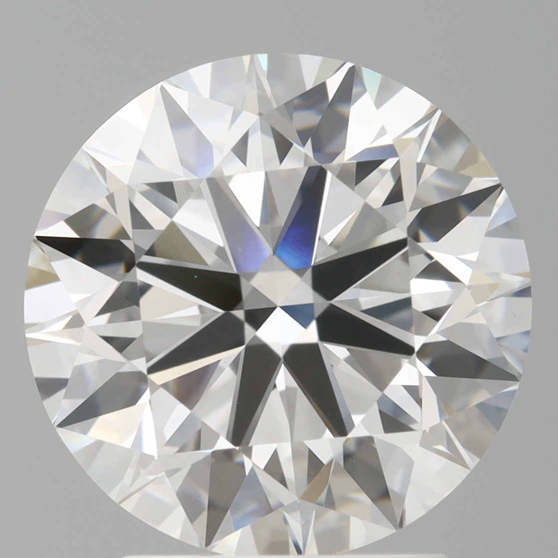 3.04 Carat Round Shaped, Ideal Cut, F Color, VVS2 Clarity, IGI Certified Lab Grown Diamond