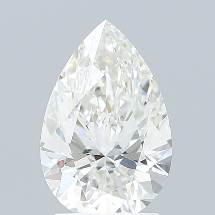 2.10 Carat Pear Shaped, Excellent Cut, F Color, VVS1 Clarity, IGI Certified Lab Grown Diamond