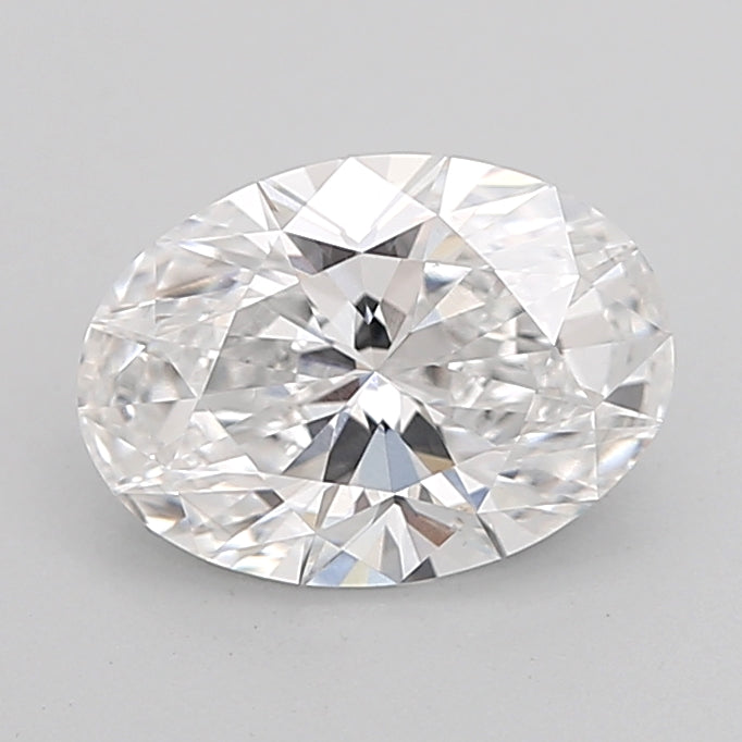 1.69 Carat Oval Shaped, Ideal Cut, D Color, VVS2 Clarity, IGI Certified Lab Grown Diamond