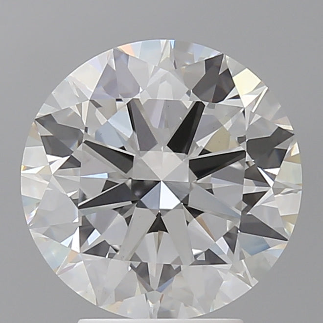 4.01 Carat Round Shaped, Excellent Cut, E Color, VVS2 Clarity, IGI Certified Lab Grown Diamond