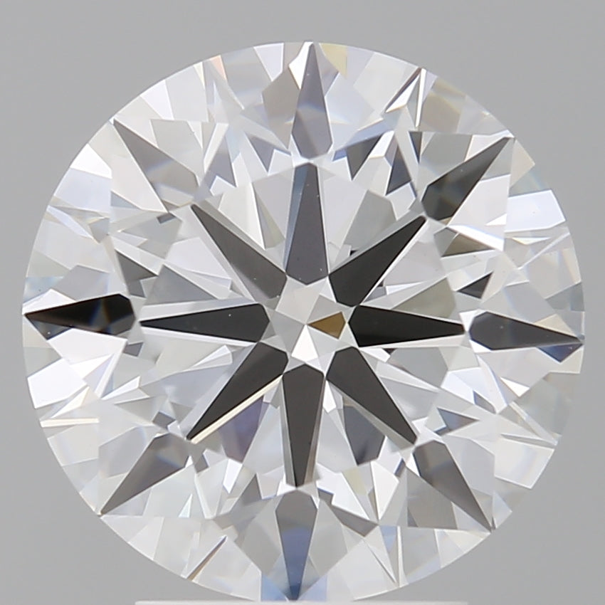 4.01 Carat Round Shaped, Excellent Cut, E Color, VVS2 Clarity, IGI Certified Lab Grown Diamond