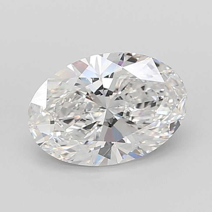 5.07 Carat Oval Shaped, Ideal Cut, E Color, VVS2 Clarity, IGI Certified Lab Grown Diamond