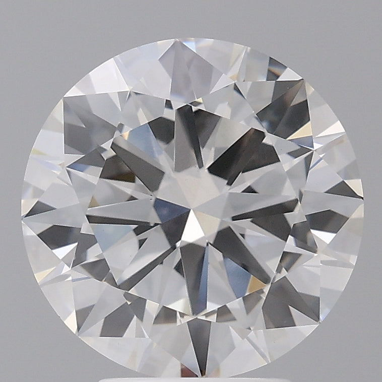 4.08 Carat Round Shaped, Excellent Cut, E Color, VS1 Clarity, IGI Certified Lab Grown Diamond