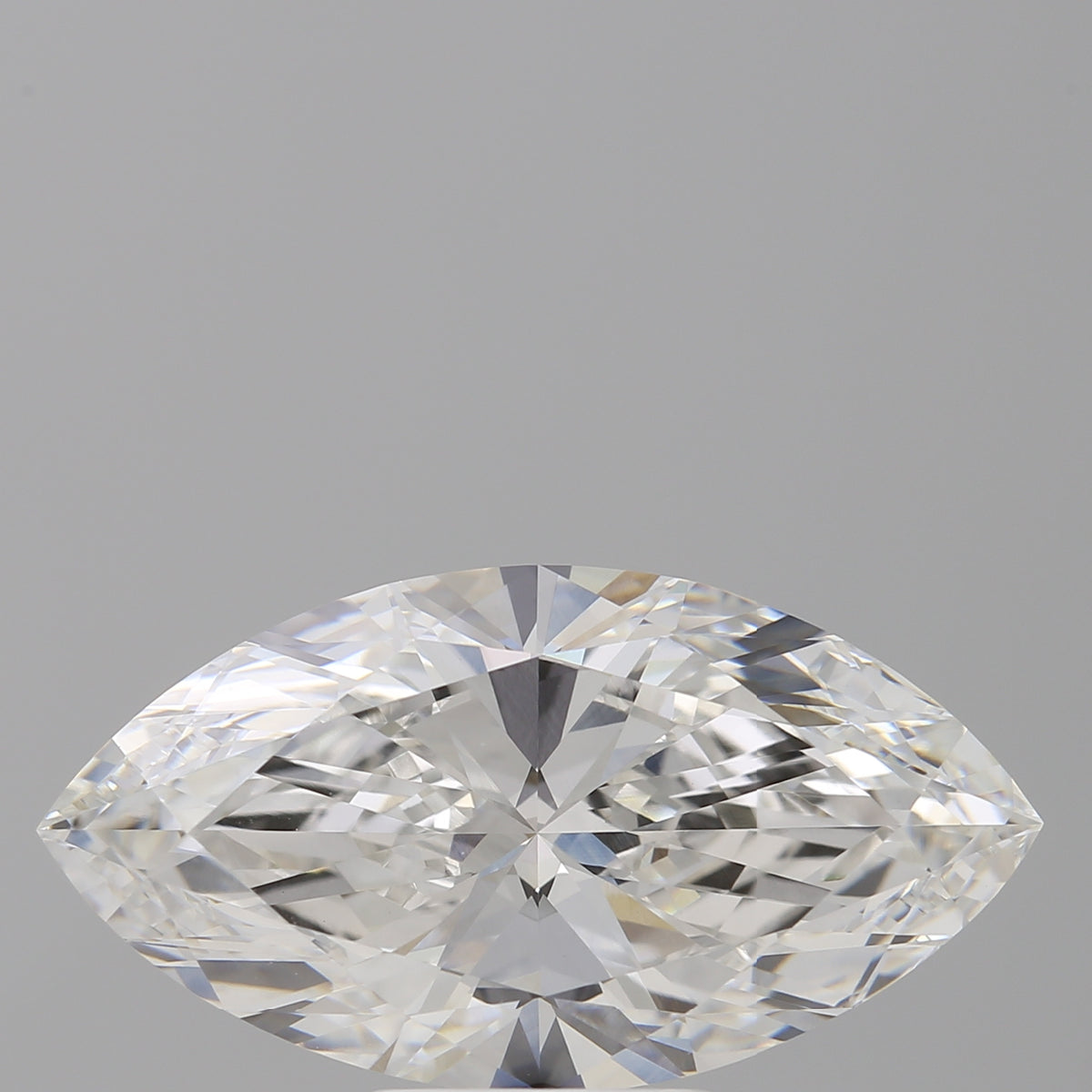 5.00 Carat Marquise Shaped, Ideal Cut, F Color, VVS2 Clarity, IGI Certified Lab Grown Diamond