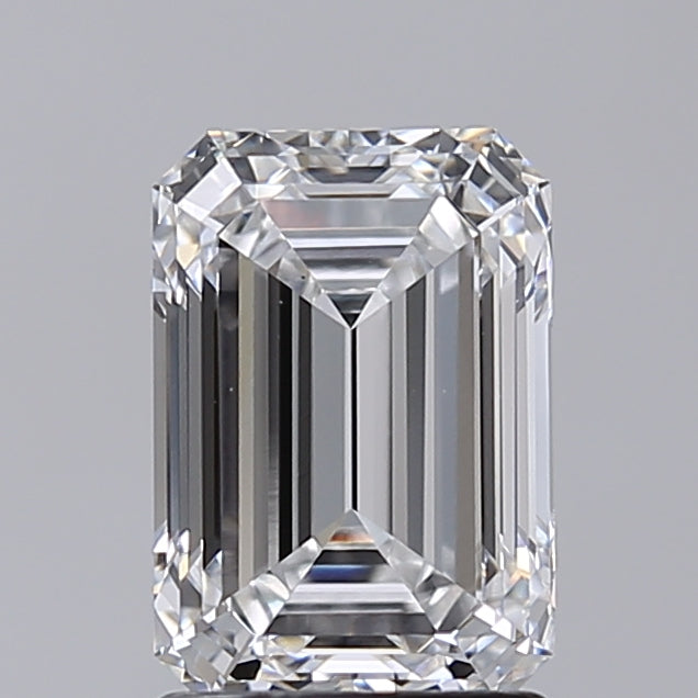 2.01 Carat Emerald Shaped, Very Good Cut, D Color, VS1 Clarity, IGI Certified Lab Grown Diamond