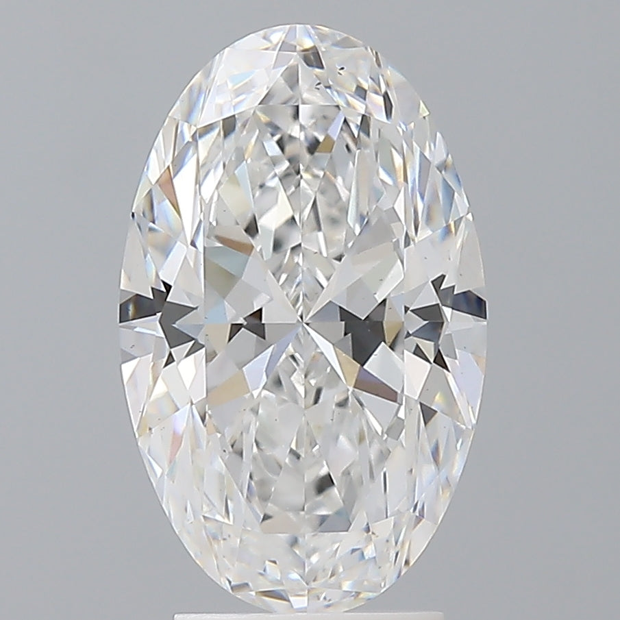 3.52 Carat Oval Shaped, Excellent Cut, D Color, VS2 Clarity, IGI Certified Lab Grown Diamond