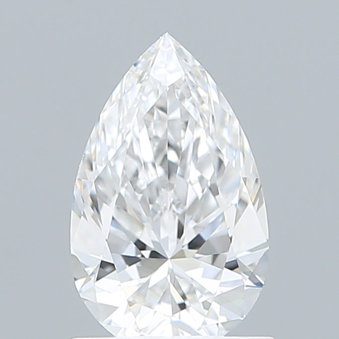 1.06 Carat Pear Shaped, Excellent Cut, D Color, VVS2 Clarity, IGI Certified Lab Grown Diamond
