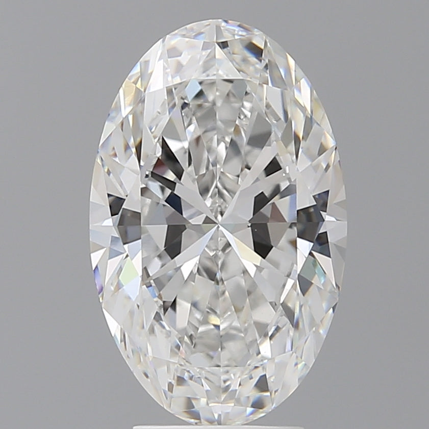 4.57 Carat Oval Shaped, Ideal Cut, E Color, VVS2 Clarity, IGI Certified Lab Grown Diamond