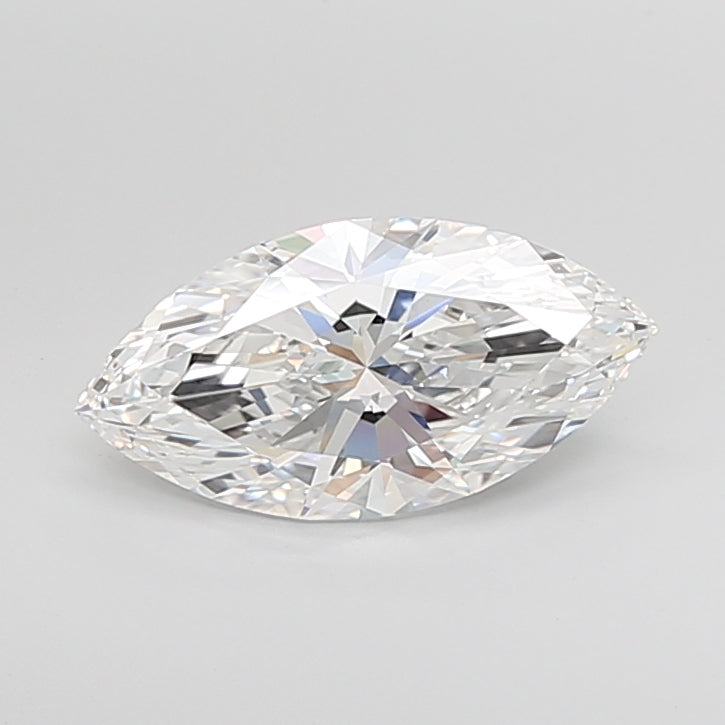 3.05 Carat Marquise Shaped, Ideal Cut, E Color, VVS2 Clarity, IGI Certified Lab Grown Diamond