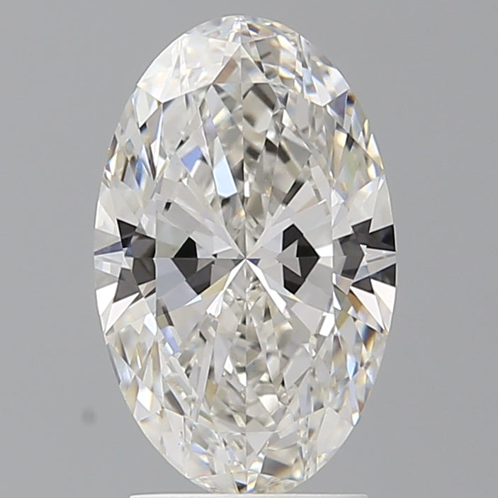 2.58 Carat Oval Shaped, Ideal Cut, F Color, VVS2 Clarity, IGI Certified Lab Grown Diamond