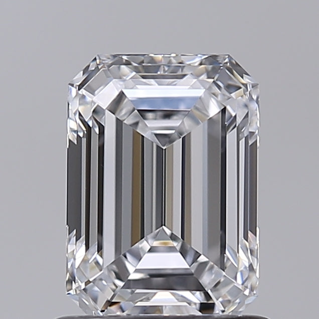 1.02 Carat Emerald Shaped, Excellent Cut, D Color, VVS1 Clarity, IGI Certified Lab Grown Diamond