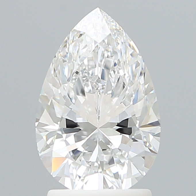 2.08 Carat Pear Shaped, Excellent Cut, D Color, VVS2 Clarity, IGI Certified Lab Grown Diamond