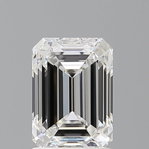 1.51 Carat Emerald Shaped, Ideal Cut, D Color, VVS2 Clarity, IGI Certified Lab Grown Diamond
