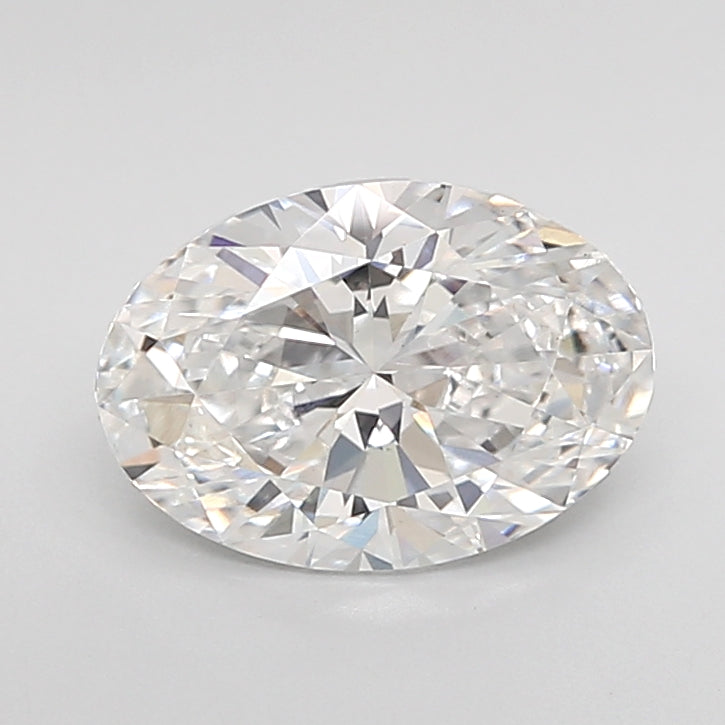 1.57 Carat Oval Shaped, Ideal Cut, E Color, VS1 Clarity, IGI Certified Lab Grown Diamond