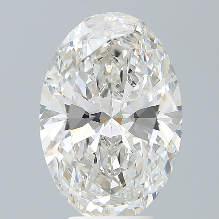 5.33 Carat Oval Shaped, Ideal Cut, G Color, VVS2 Clarity, IGI Certified Lab Grown Diamond