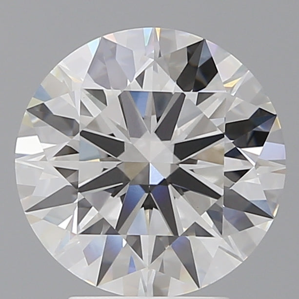 3.58 Carat Round Shaped, Ideal Cut, F Color, VVS2 Clarity, IGI Certified Lab Grown Diamond