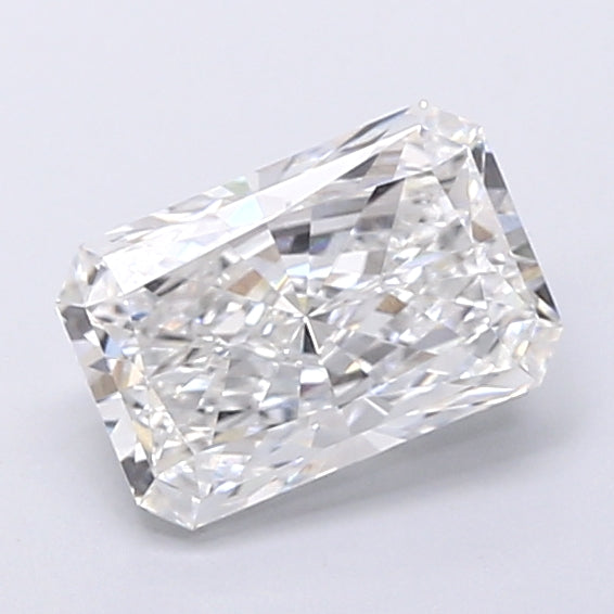 2.09 Carat Radiant Shaped, Very Good Cut, E Color, VVS2 Clarity, IGI Certified Lab Grown Diamond