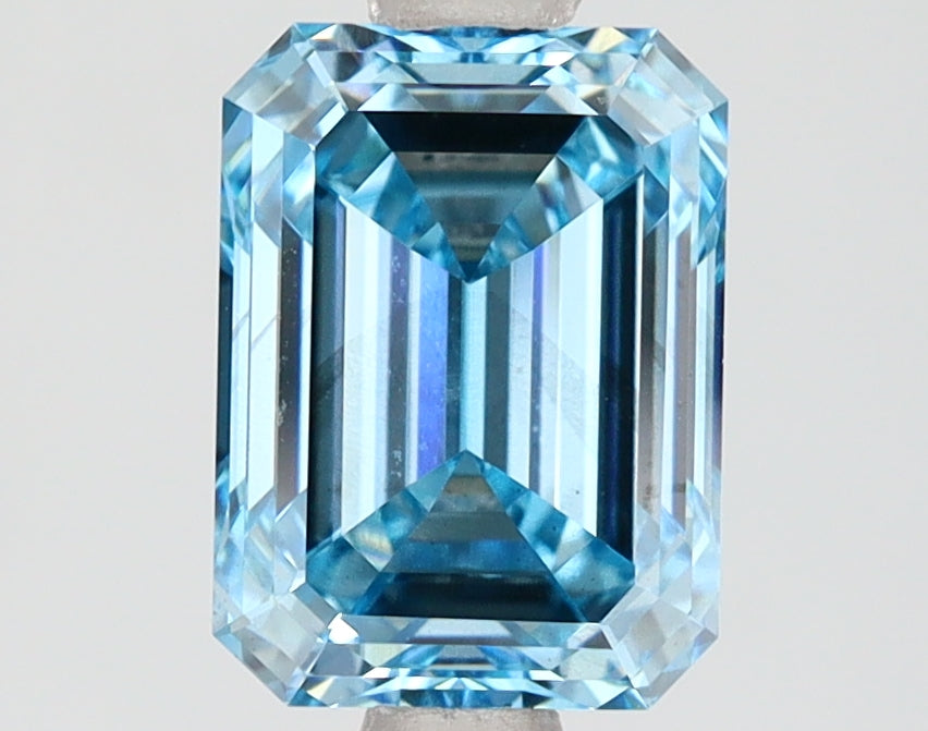 2.03 Carat Emerald Shaped, Ideal Cut, SI1 Clarity, IGI Certified Lab Grown Diamond