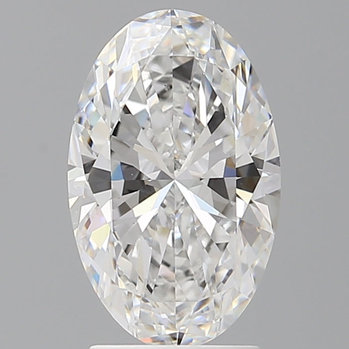 2.58 Carat Oval Shaped, Ideal Cut, D Color, VVS2 Clarity, IGI Certified Lab Grown Diamond